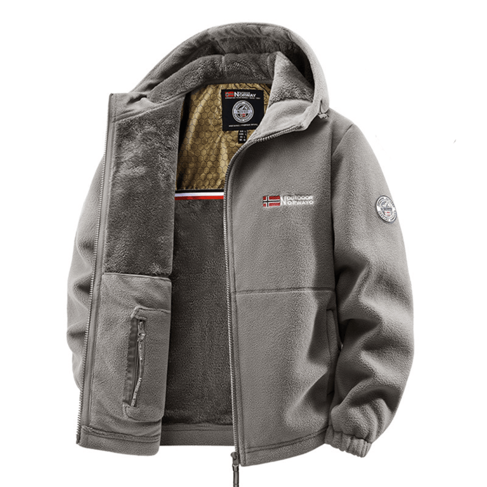 Nathaniel | Men's Bomber Fleece Jacket Insulated