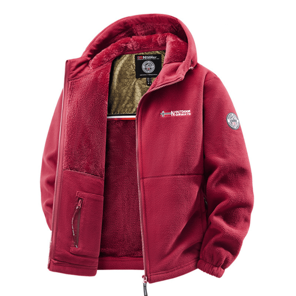 Nathaniel | Men's Bomber Fleece Jacket Insulated