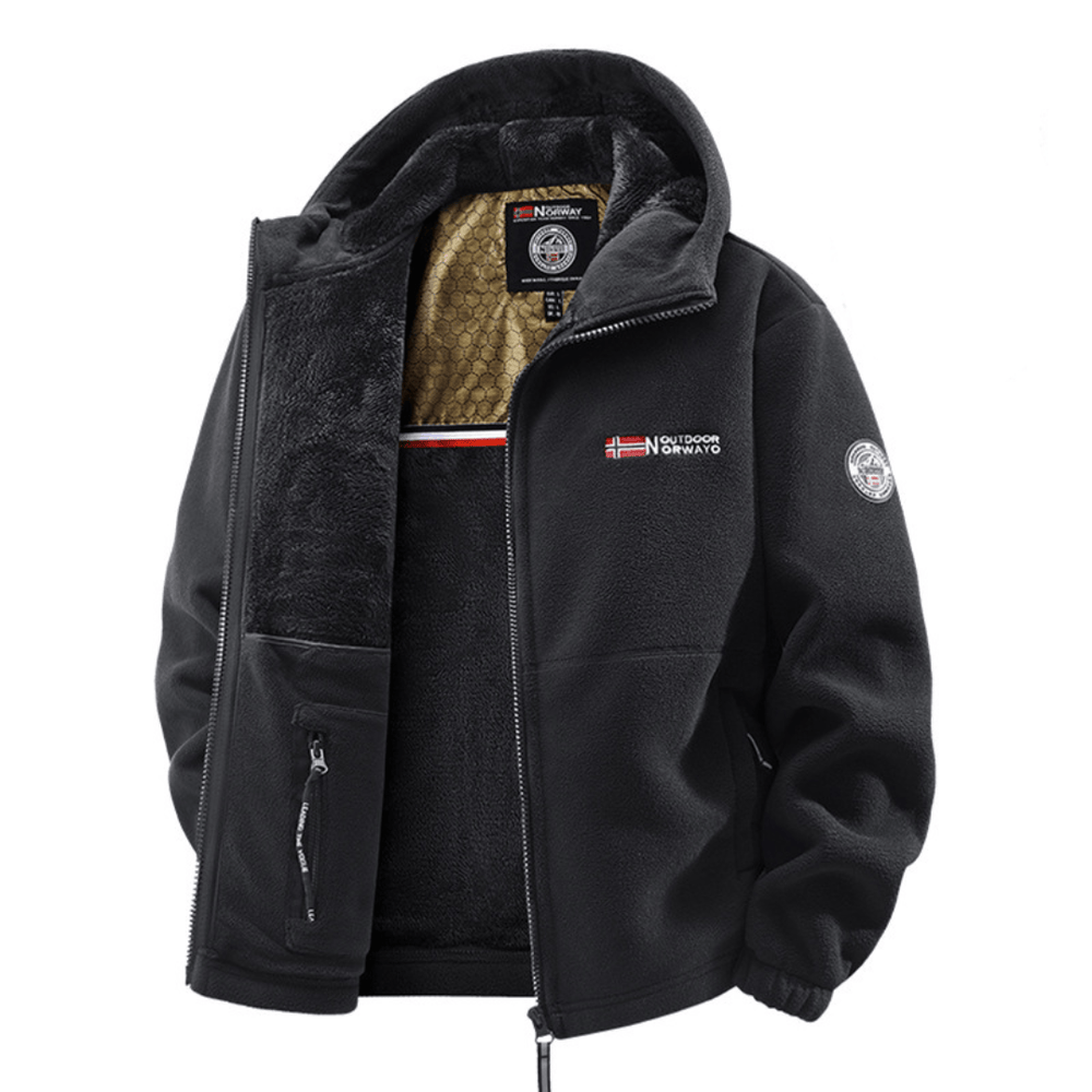 Nathaniel | Men's Bomber Fleece Jacket Insulated