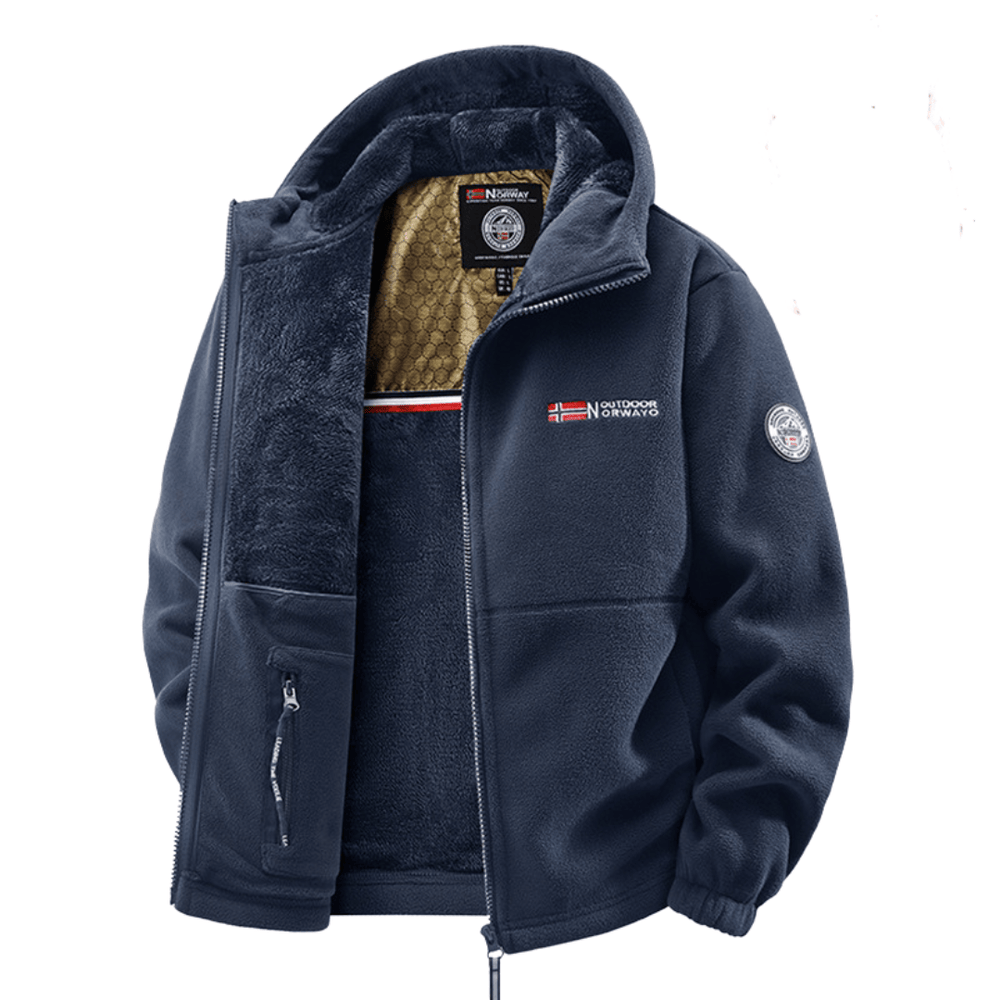 Nathaniel | Men's Bomber Fleece Jacket Insulated