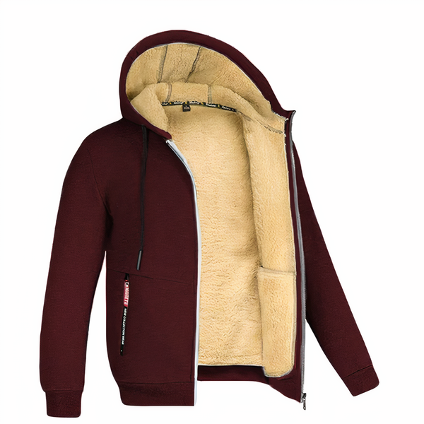 Nikolai | Men's Hooded Zip up Fleece Jacket