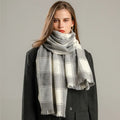 Noelle | Women's Blanket Scarf Tartan Winter