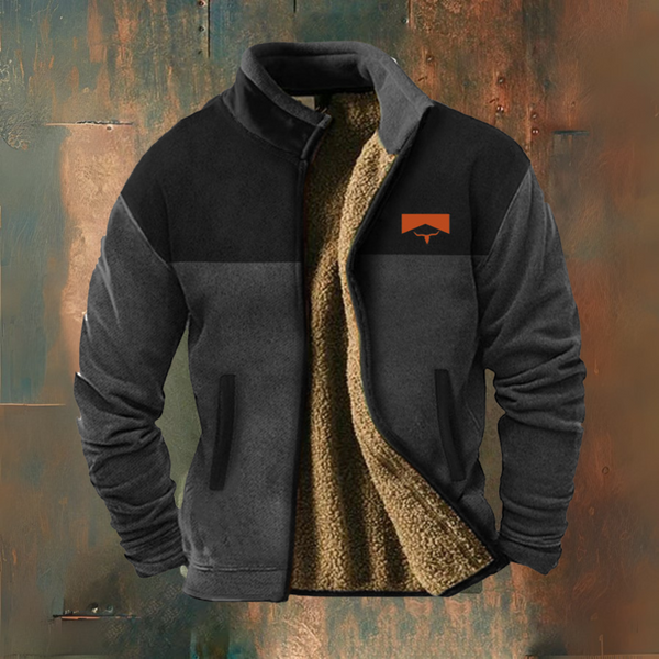 Norbert | Men's Fleece Jacket Zip up Sherpa