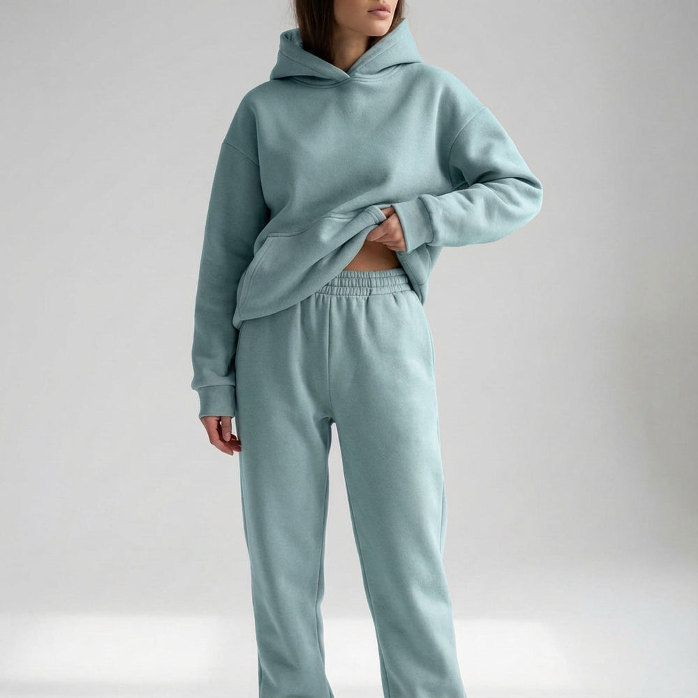 Olive | Women's Knit Lounge Set Soft Loungewear