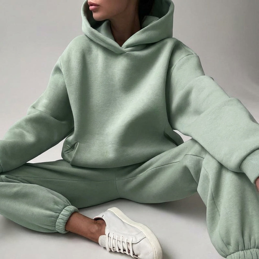 Olive | Women's Knit Lounge Set Soft Loungewear