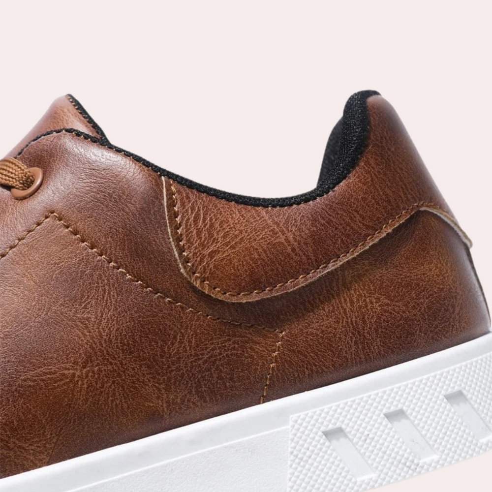 Osric | Men's Leather Sneakers White