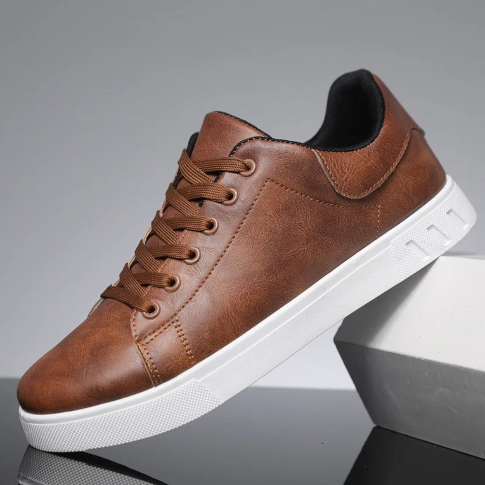 Osric | Men's Leather Sneakers White