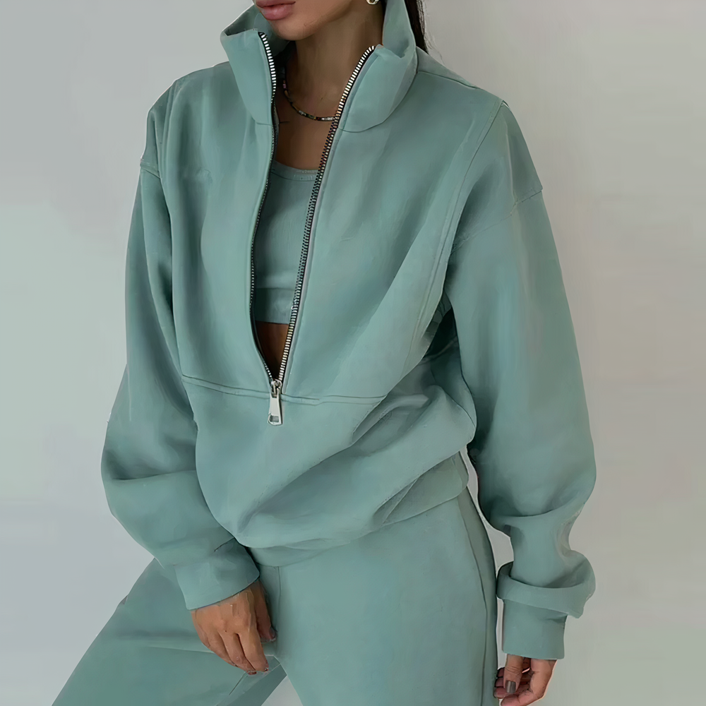 Patrice | Women's Ribbed Tracksuit Lounge Set