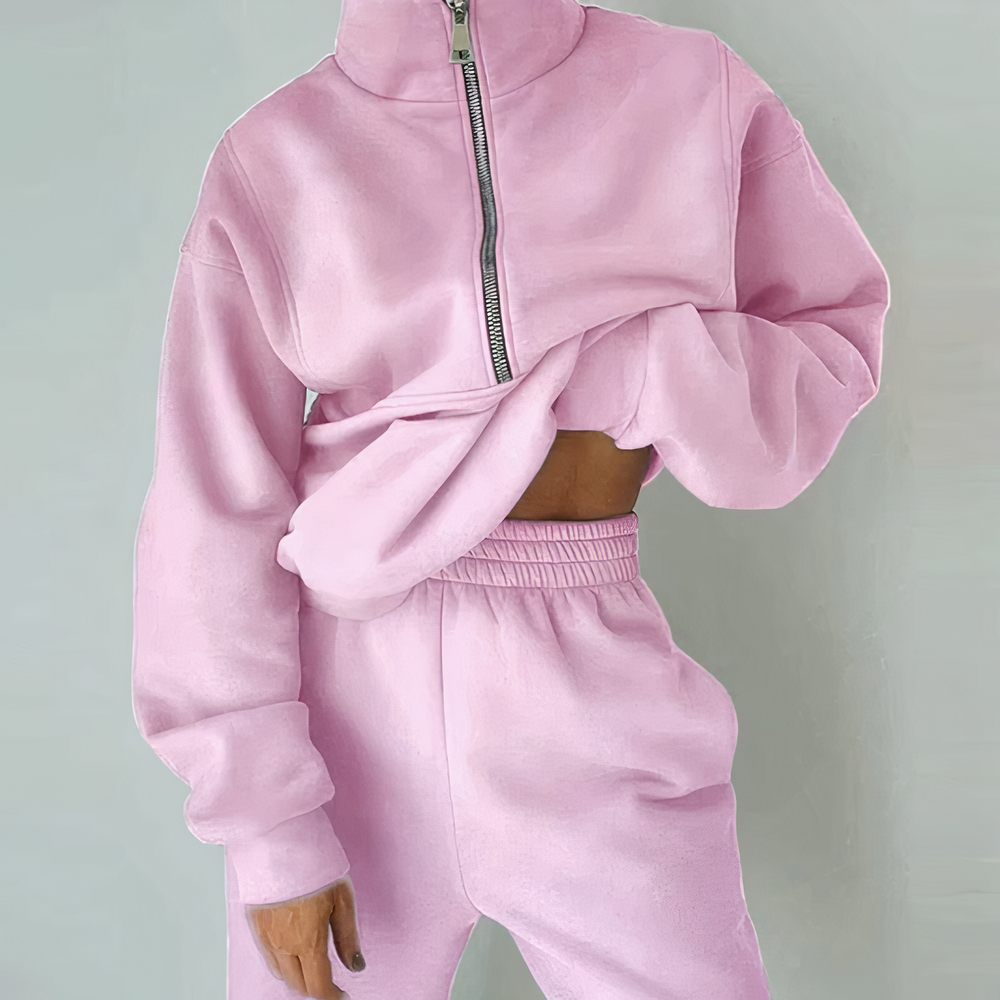 Patrice | Women's Ribbed Tracksuit Lounge Set