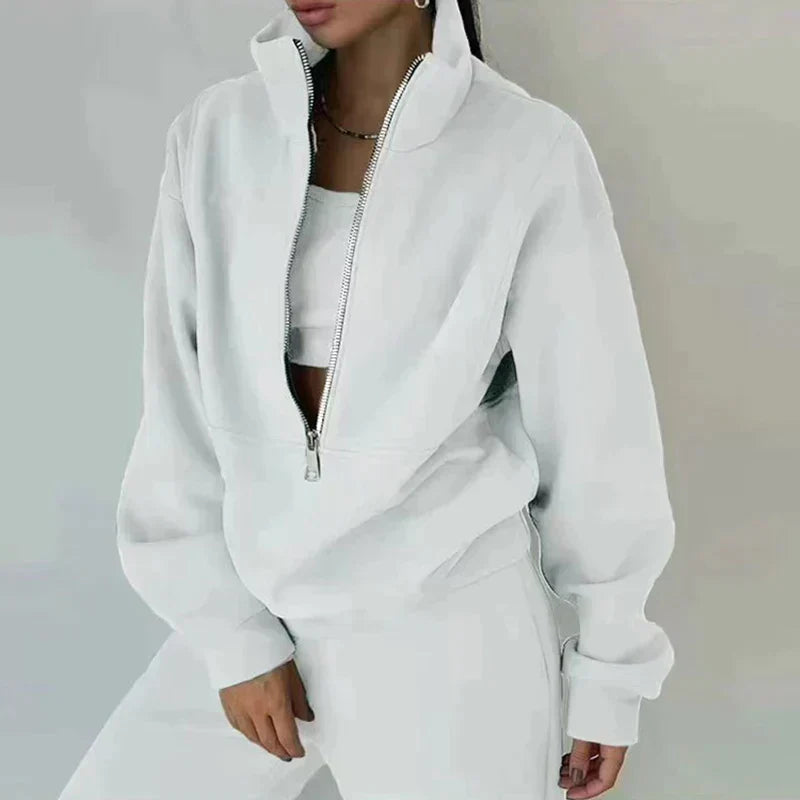 Patrice | Women's Ribbed Tracksuit Lounge Set