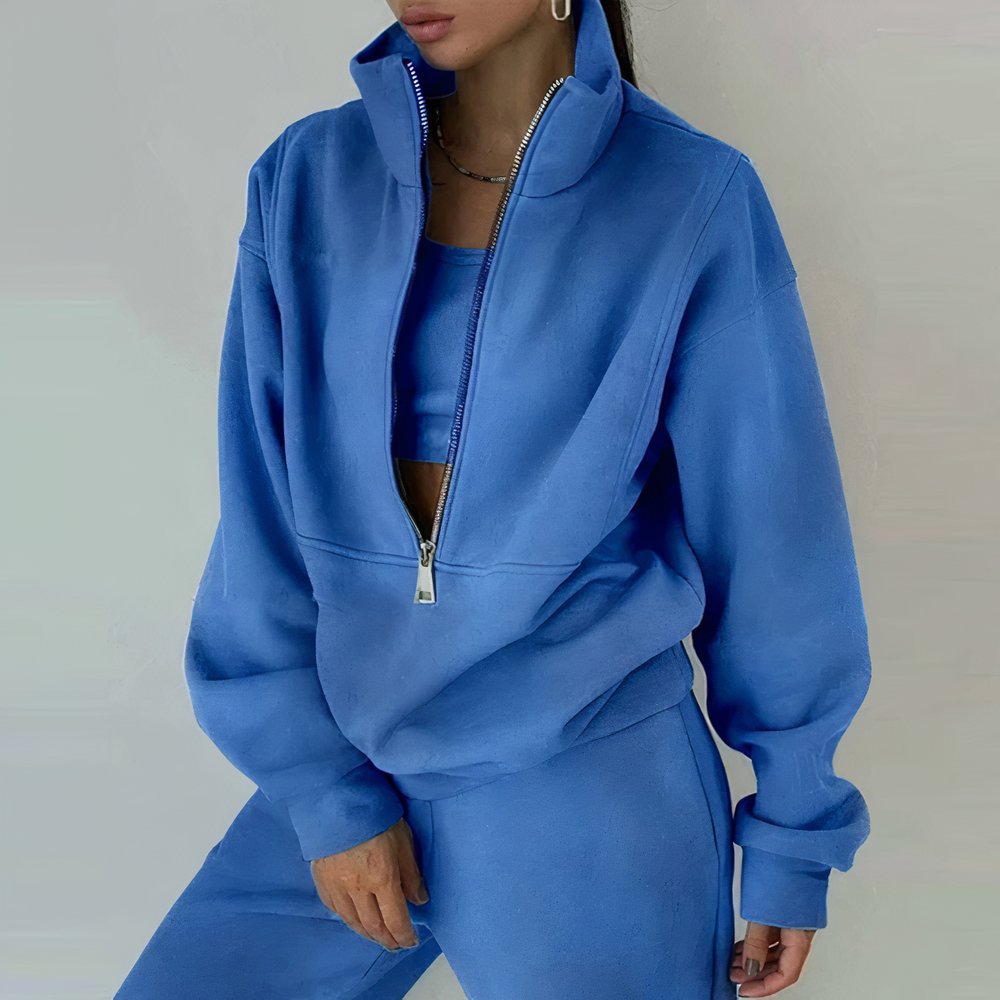 Patrice | Women's Ribbed Tracksuit Lounge Set