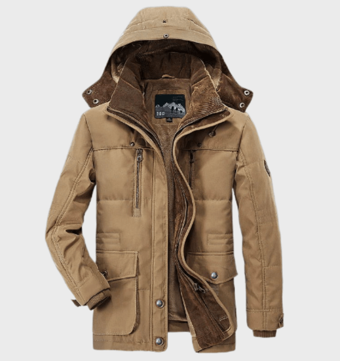 Sebastian | Men's Hooded Winter Jacket Padded