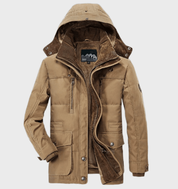 Sebastian | Men's Hooded Winter Jacket Padded