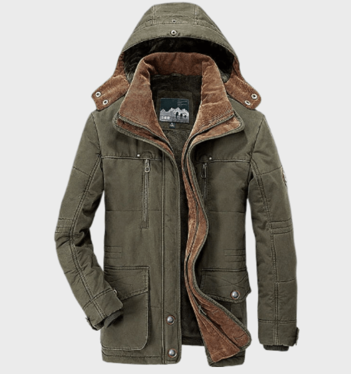 Sebastian | Men's Hooded Winter Jacket Padded