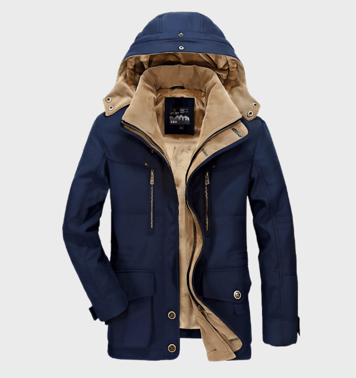 Sebastian | Men's Hooded Winter Jacket Padded