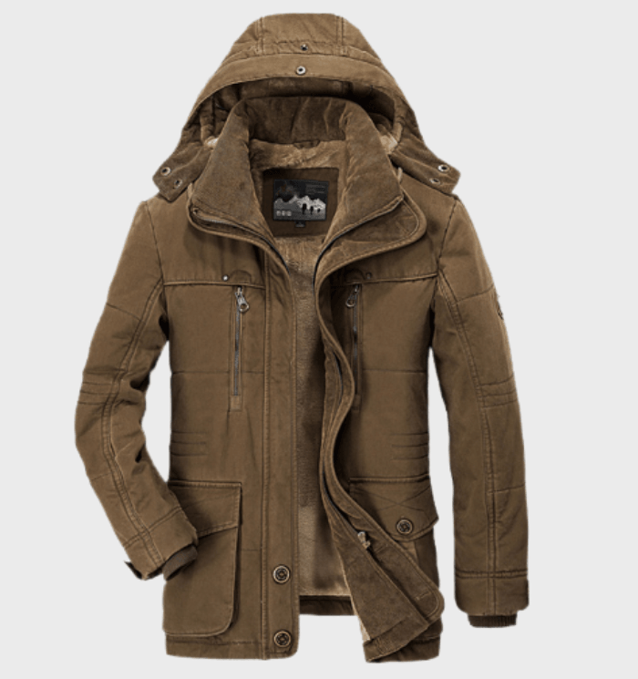 Sebastian | Men's Hooded Winter Jacket Padded
