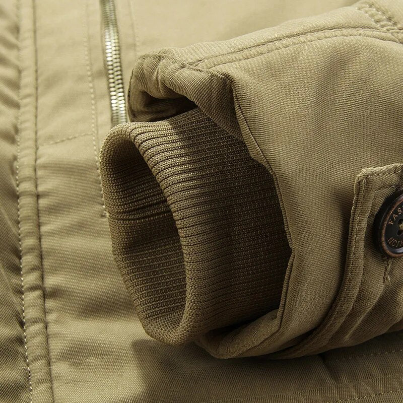 Silas | Men's Knit Winter Jacket Long Coat