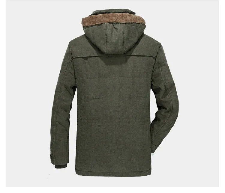 Silas | Men's Knit Winter Jacket Long Coat