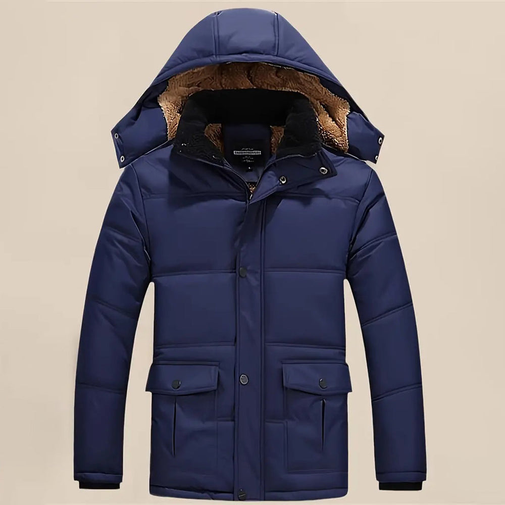 Stellan | Men's Long Winter Jacket Coat Padded